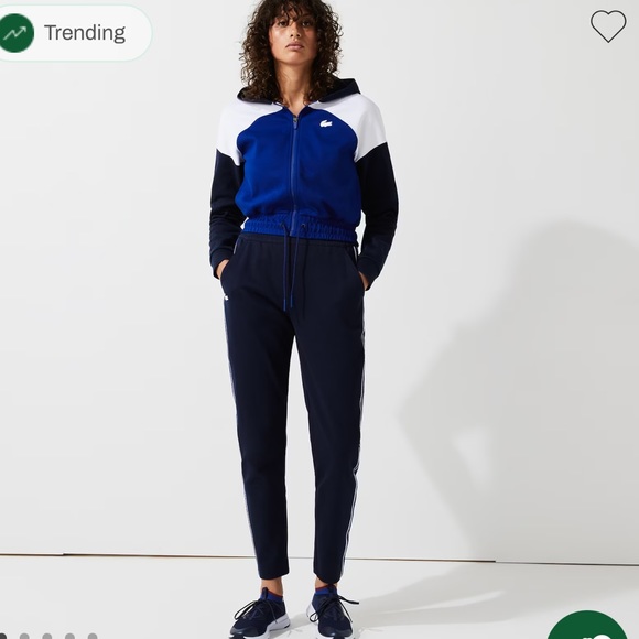 Lacoste Hooded Organic Cotton Zip Sweatshirt - Picture 2 of 9